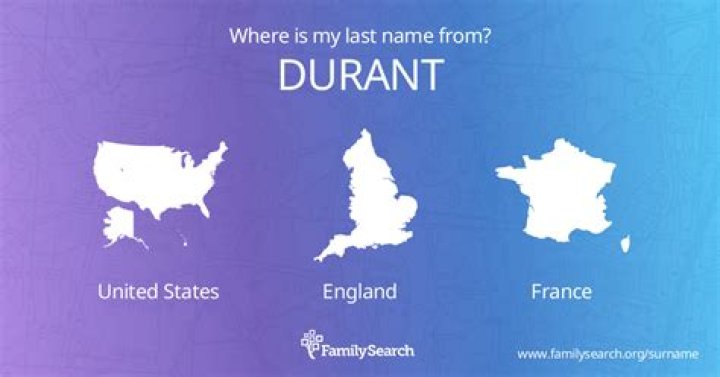 Durant Surname Origin: A Comprehensive Guide to Understanding Its Rich Heritage