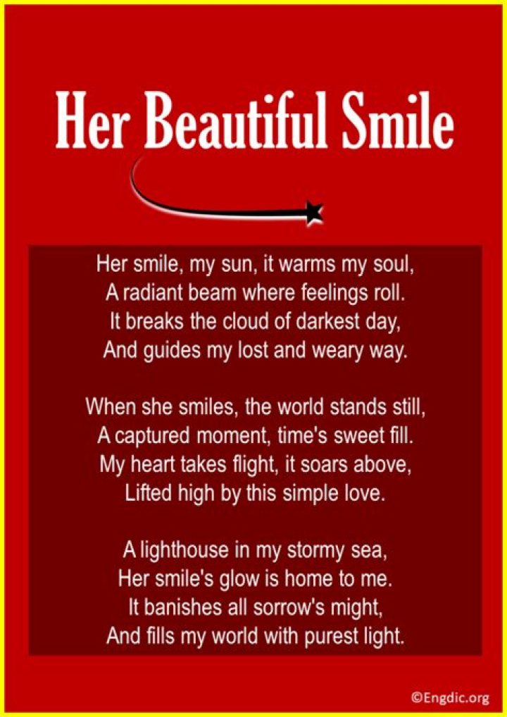 Her Smile Poem: A Journey Through Words and Emotions