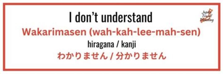 How to Say I Don&rsquo;t Understand in Japanese: A Comprehensive Guide